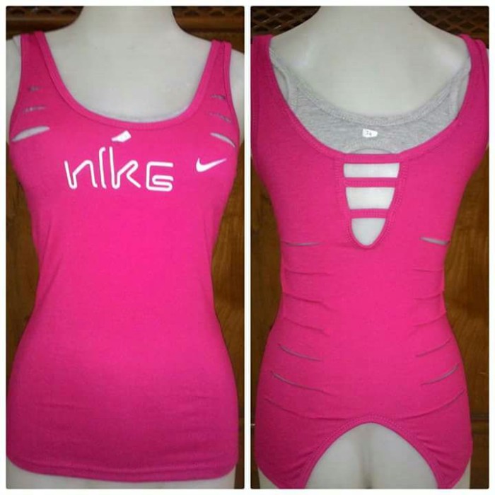 baju senam Tanktop sobek kaos senam tanktop senam aerobik 2
