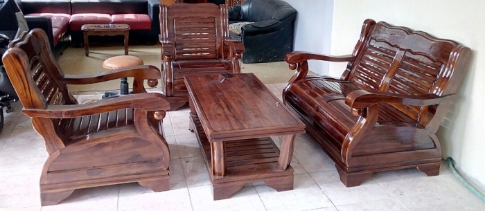 Jual Set Sofa Kayu Jati Gajah 2 1 Meja Brave Furniture Tokopedia Set Sofa Kayu Jati Gajah 2 1 Meja