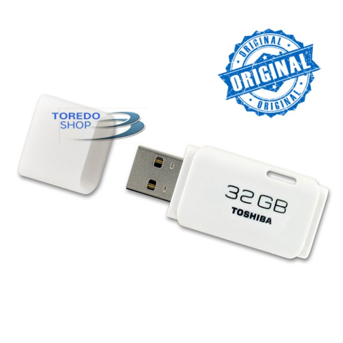 Toshiba USB Flashdisk / FD Hayabusa 32GB Putih Original