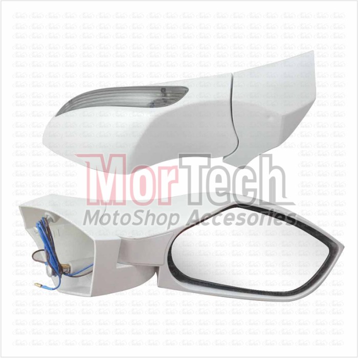 Kaca Spion - Sepion Lipat Agras Plastik N Max NMAX Putih