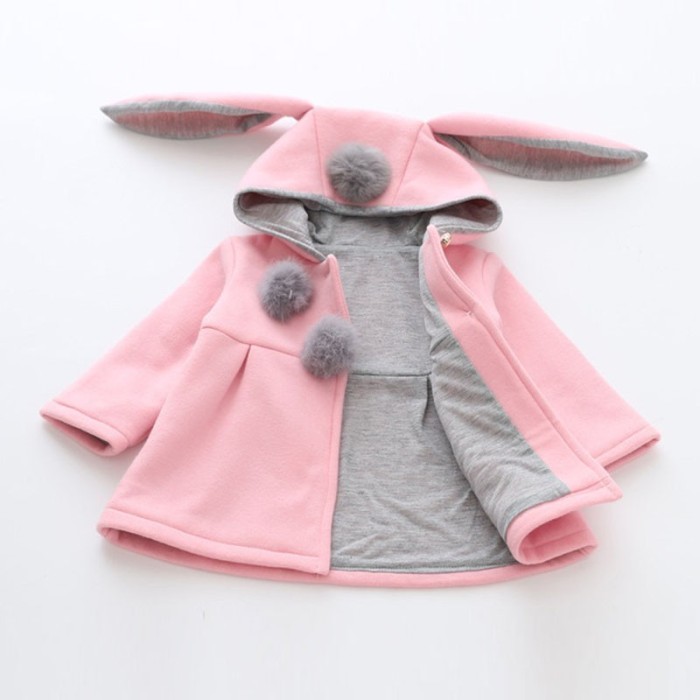 Bunny Coat / Jaket Anak Lucu Model Kuping Kelinci