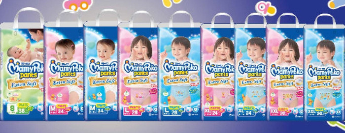 Jual Mamy poko p   ants extra soft S38 / M 34 / L28 / XL 24