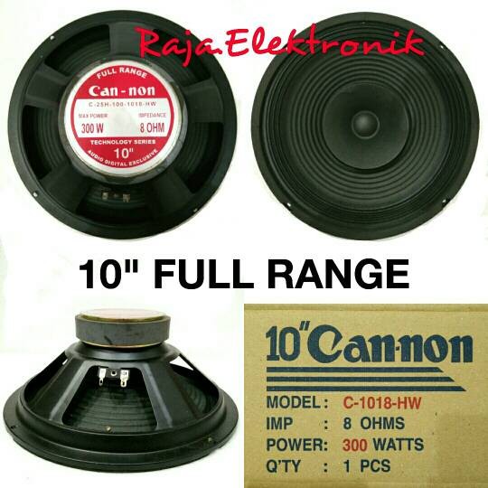 speaker cannon 10 inch