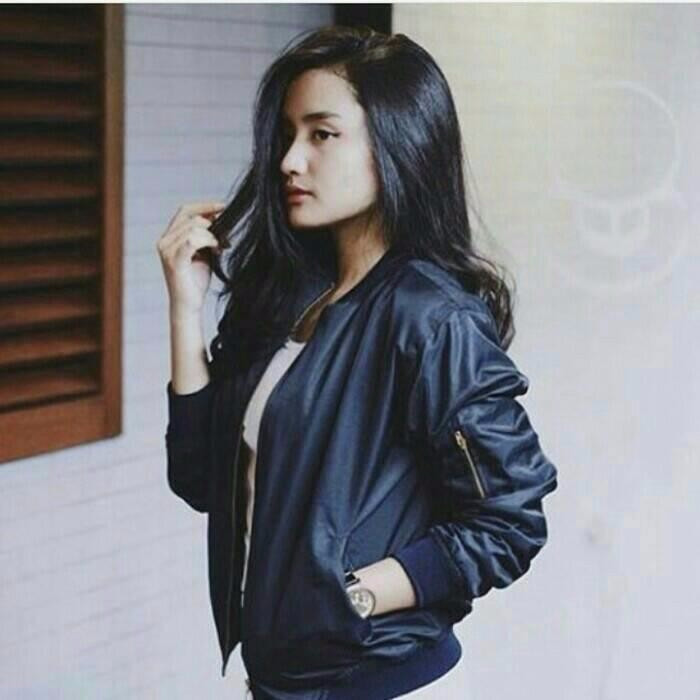 jaket pilot wanita / jaket bomber cewe / jaket motor cewek / jaket par