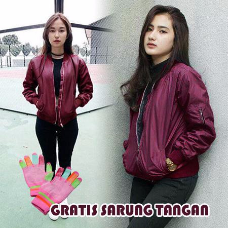 jaket pilot wanita / jaket bomber cewe / jaket motor cewek / jaket par