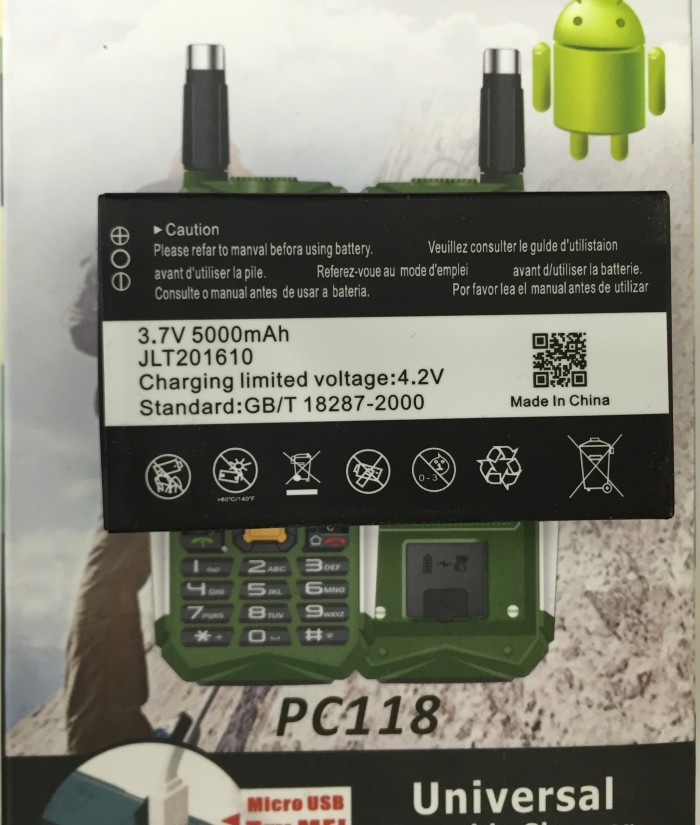 BATRE PRINCE PC118 PC 118 BATERAI BATTERY ORIGINAL