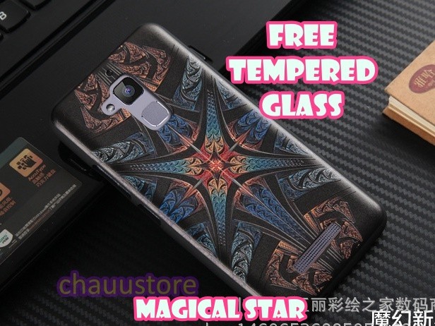 3D Case Asus Zenfone 3 Max 5" ZC520TL Batik Art Silicone Softcase