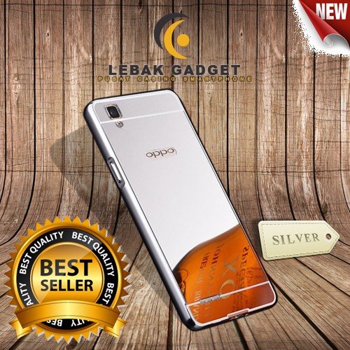 Casing Kesing HP Bumper Mirror Case Oppo F1 ( A35 ) Selfie Expert