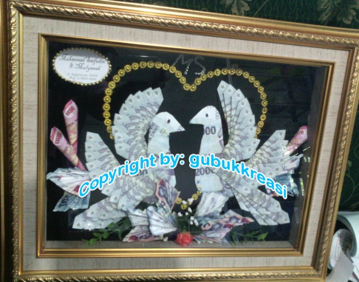 Mahar Uang Pernikahan Unik Model Merpati Mahar Uang Pernikahan Unik Model Merpati