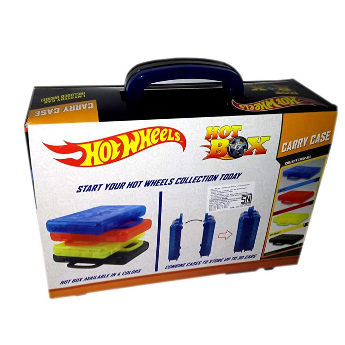Hot Wheels Tempat Mobil Twin Pack Hot Box isi 2 - Multicolour .