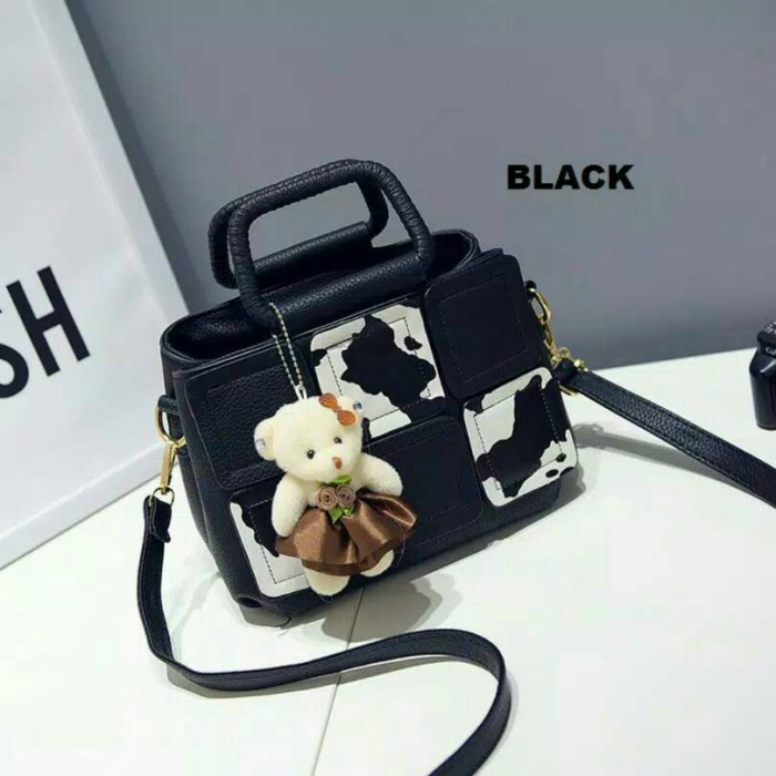 EXOXY 1709 Tas Handbag Selempang Import Wanita Black Hitam