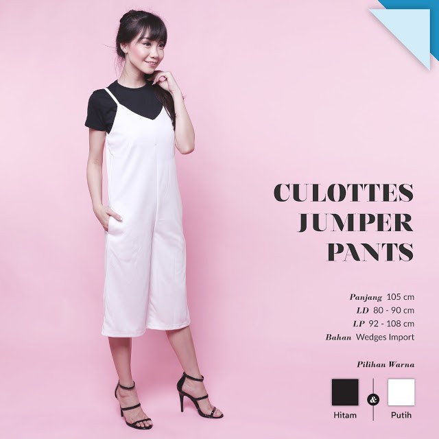 dungaree culotte jumpsuit