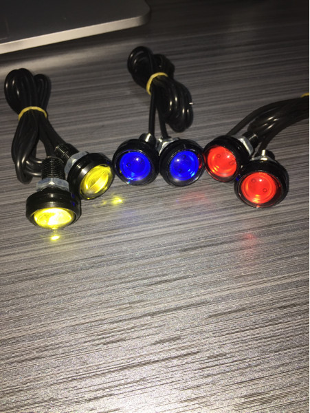 Lampu LED Mata Elang Lensa Eagle Eye 23mm Bohlam Besar