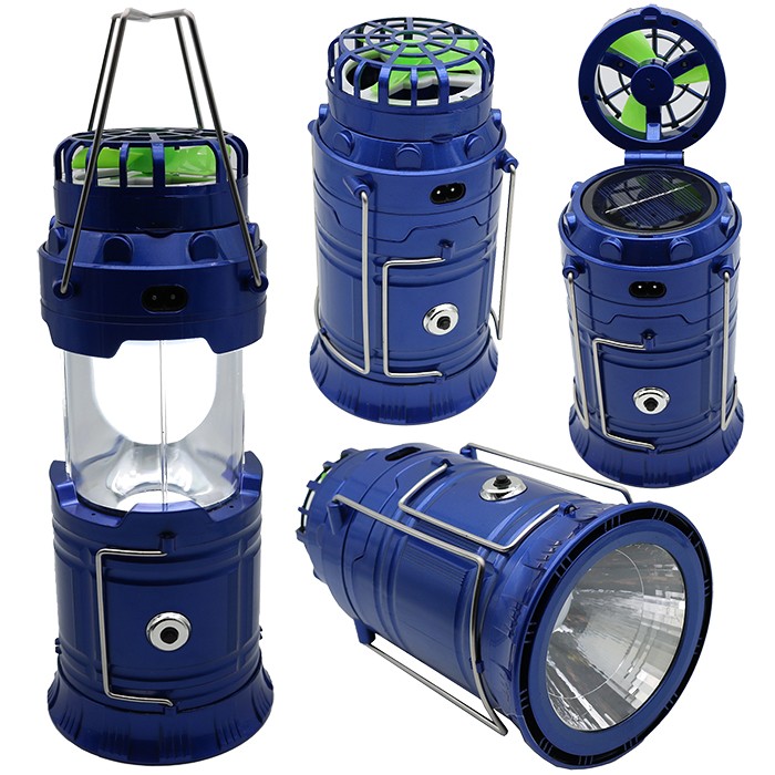 Lampu Emergency - Lentera Camping Powerbank Solar AJ15