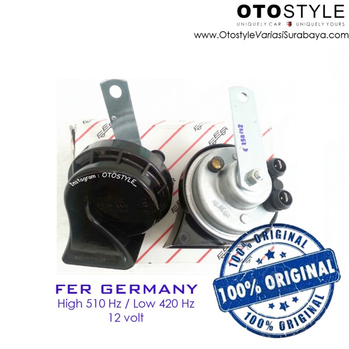 jual klakson mobil horn fer original made in germany jual klakson mobil horn fer original made in germany