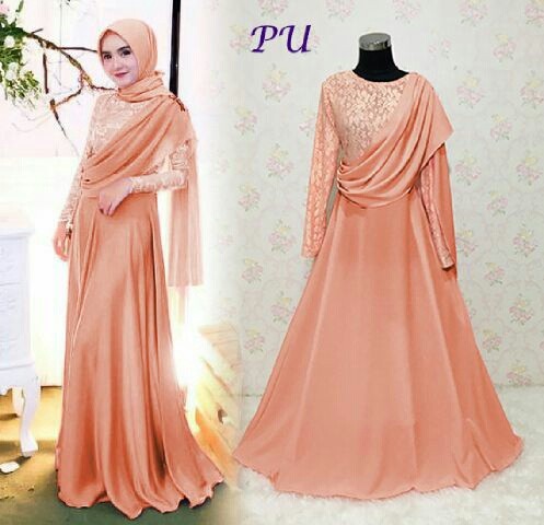 Model Gaun Pesta Syari