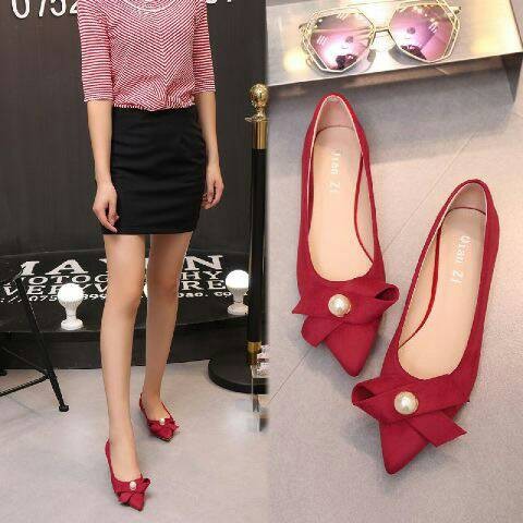 jual sepatu wanita flat shoes dasi mutiara sdb78 cafana jual sepatu wanita flat shoes dasi mutiara sdb78 cafana