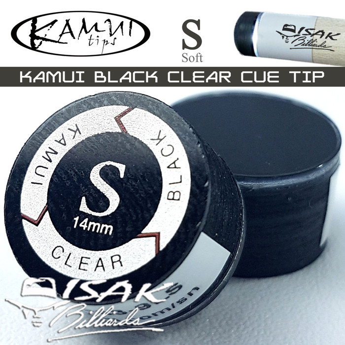 Jual Kamui Black Clear S Soft Cue Tip Billiard Stick Biliar Japan