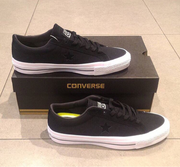 converse cons one star black