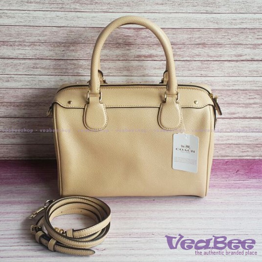 MINI BENNETT SATCHEL IN GEOMETRIC COLORBLOCK CROSSGRAIN LEATHER Source · Tas Wanita Coach Original Mini Bennett Beechwood Satchel Leather