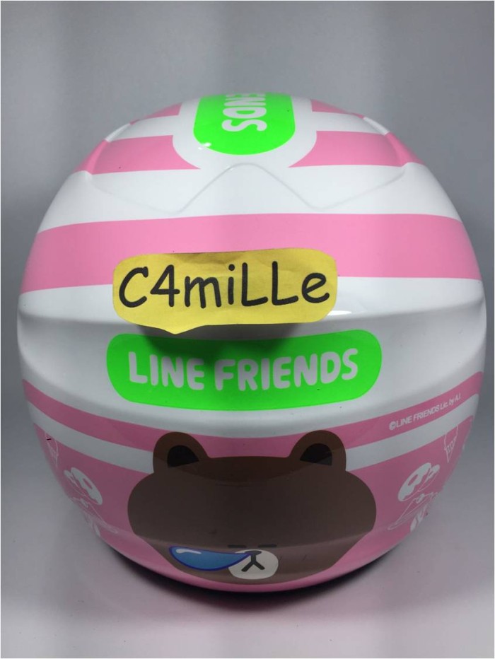 jual helm bmc milan line brown white pink c4mille store jual helm bmc milan line brown white pink c4mille store