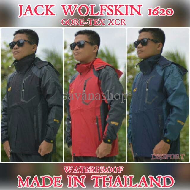 JAKET GUNUNG OUTDOOR JACK WOLFSKIN 1620 GORE-TEX WATERPROOF EIGER REI