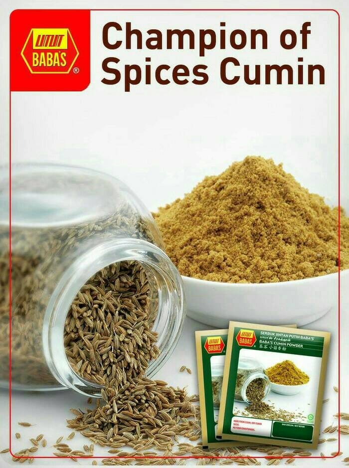 Babas Cumin Powder / Bubuk Jintan Putih Babas