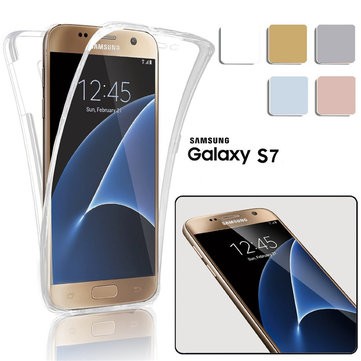 Softcase Silicon Case Ultra-thin For Samsung S7 Edge Depan Belakang