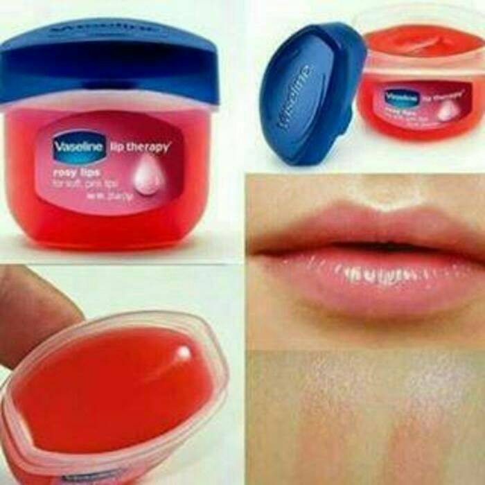 Jual VASELINE LIP THERAPY / VASELIN PETROLEUM JELLY ROSY  