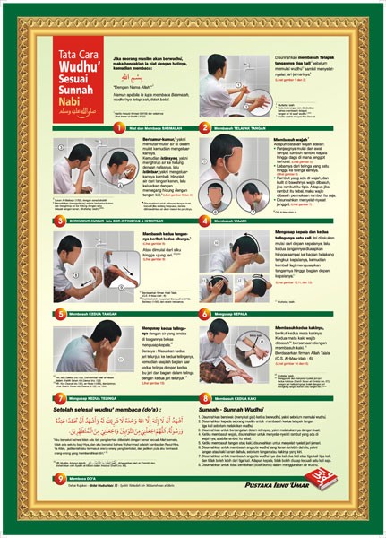 sifat wudhu nabi