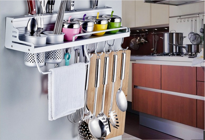 Jual Rak Dinding Minimalis Tempat Penyimpanan Peralatan Dapur Rak Dinding Minimalis Tempat Penyimpanan Peralatan Dapur Aluminium