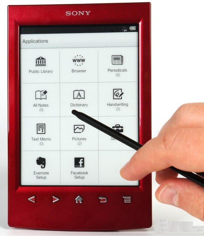 reader sony prs-t2 book software digital