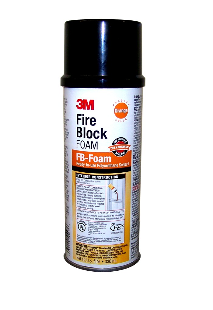 Jual 3M Fire Block Foam FBFoam, Orange, 12 fl oz. Jakarta Barat