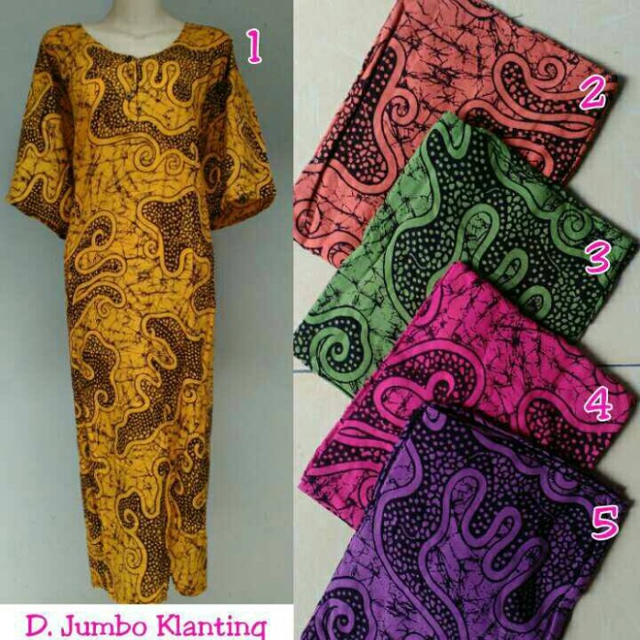 Daster jumbo batik pekalongan / baju menyusui / daster jumbo murah