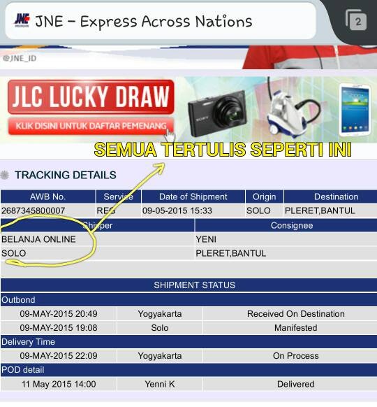 Info Tracking Jne Travelbon.com Info Tracking Jne Travelbon.com