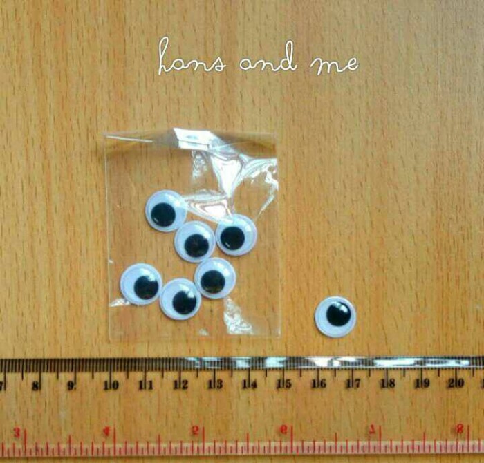 Foto Produk Mata Boneka 12mm - Craft Prakarya / Mata-mataan 12 mm dari Hans and Me