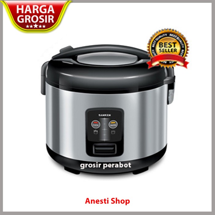 jual magic rice cooker sanken sj 135 sp 1 liter stainless steel grosir perabot jual magic rice cooker sanken sj 135 sp 1 liter stainless steel grosir perabot