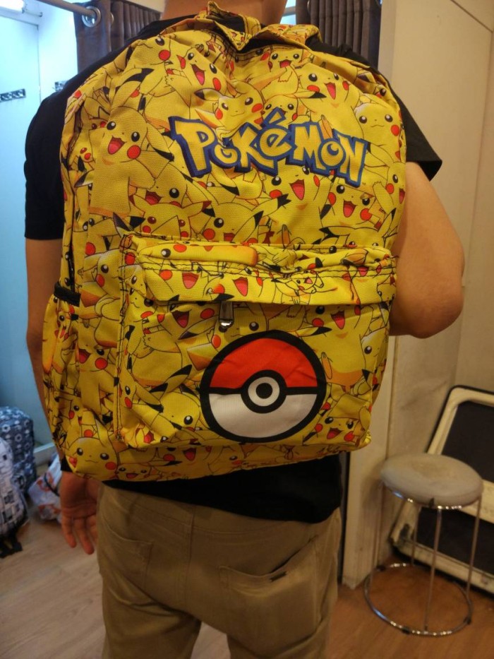 Jual tas ransel pokemon go import / tas anak sekolah