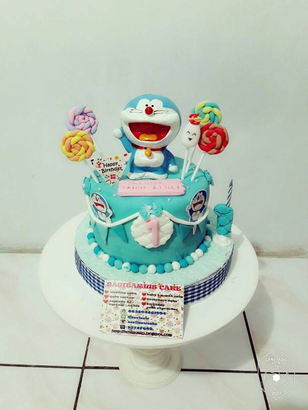 Jual Kue Ulang Tahun Birthday Cake Doraemon Fondant Dki Jakarta
