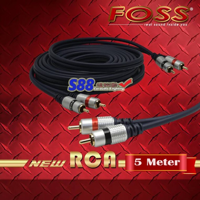 Foto Produk Foss RCA Blue Series 5 Meter dari Juro Audio