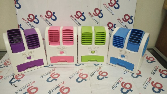 AC Mini Double Blower - Mini Fan Pendingin USB Portable Kipas Angin