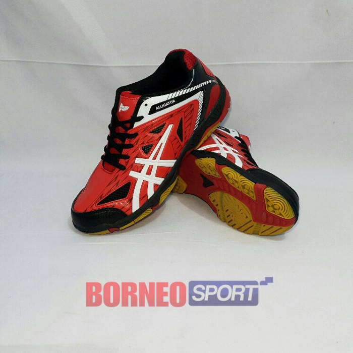 jual sepatu badminton professional alligator black jual sepatu badminton professional alligator black