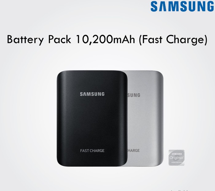 Powerbank Samsung Fast Charge 10200mAh Battery Pack 10200 mAh Original