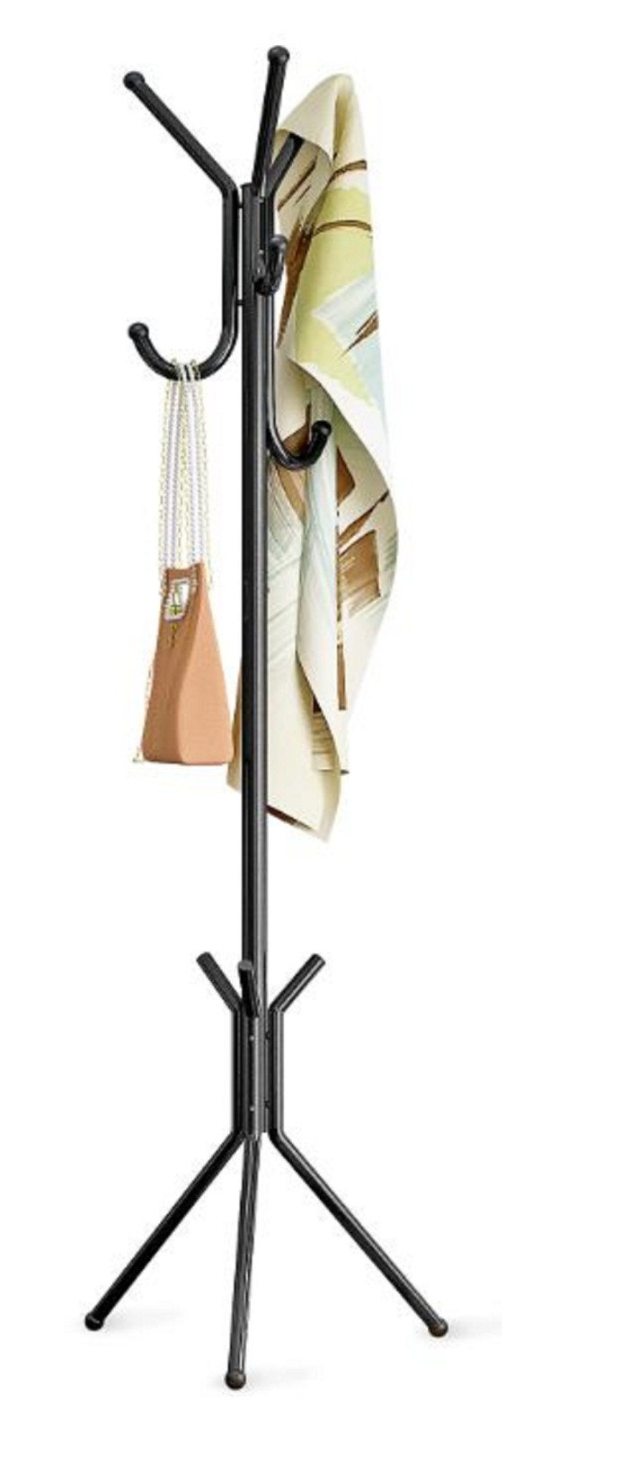 Multifunction Standing Hanger (Portable, modern) Gantungan Baju Topi - Putih