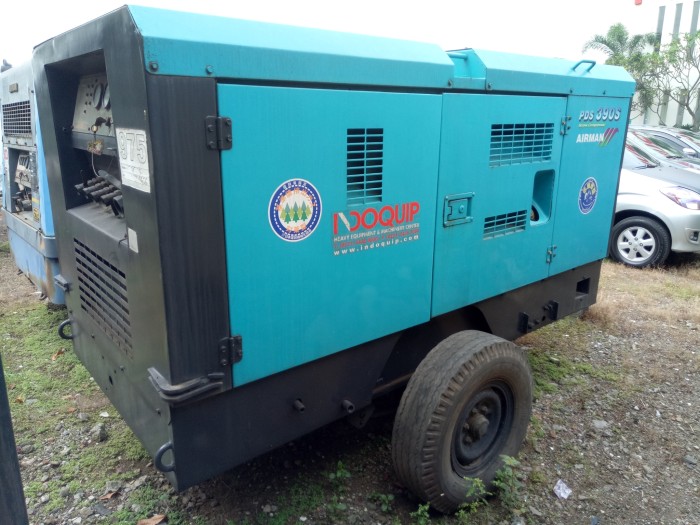Jual JUAL BARANG SIAP PAKAI Air Compressor Airman PDS390S EX JAPAN