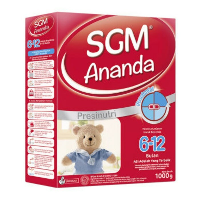 jual sgm ananda 6 12 bulan 1kg 1000 gram presinutri jual sgm ananda 6 12 bulan 1kg 1000 gram presinutri