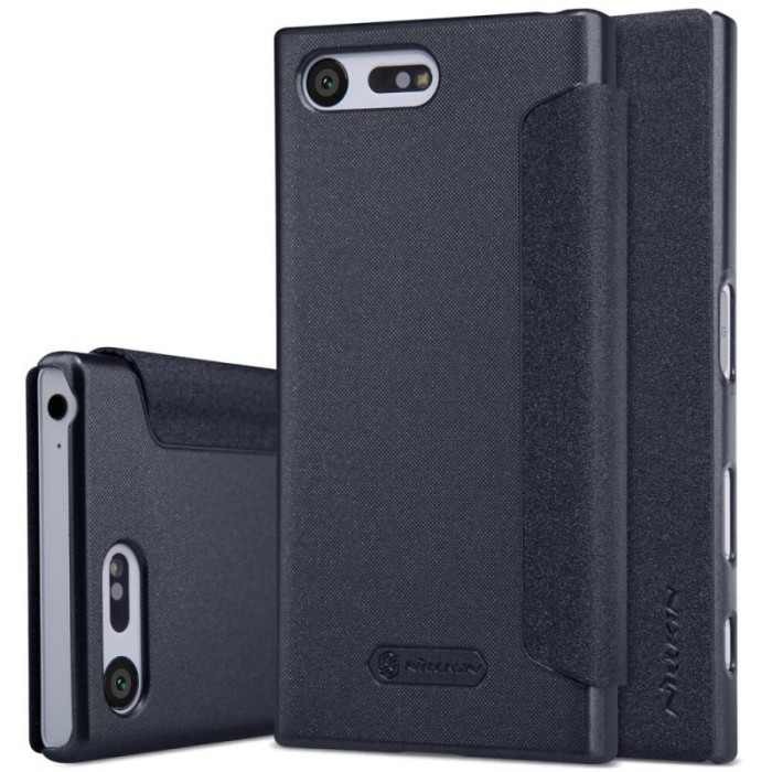 Nillkin Sparkle Series New Leather case Sony Xperia X Compact - Hitam