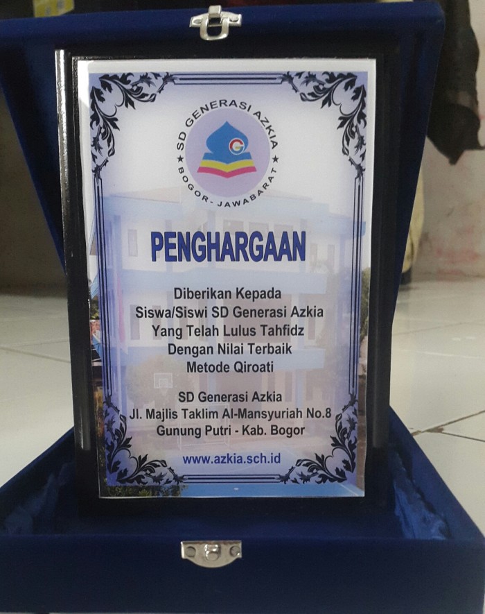 Jual Plakat Kayu Akrilik Box Bludru Dizka Komputer Tokopedia