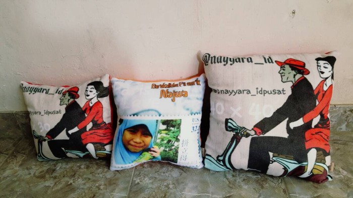 Jual Bantal Foto Ukuran 30x30 Kota Bandung Nayyara Id Tokopedia