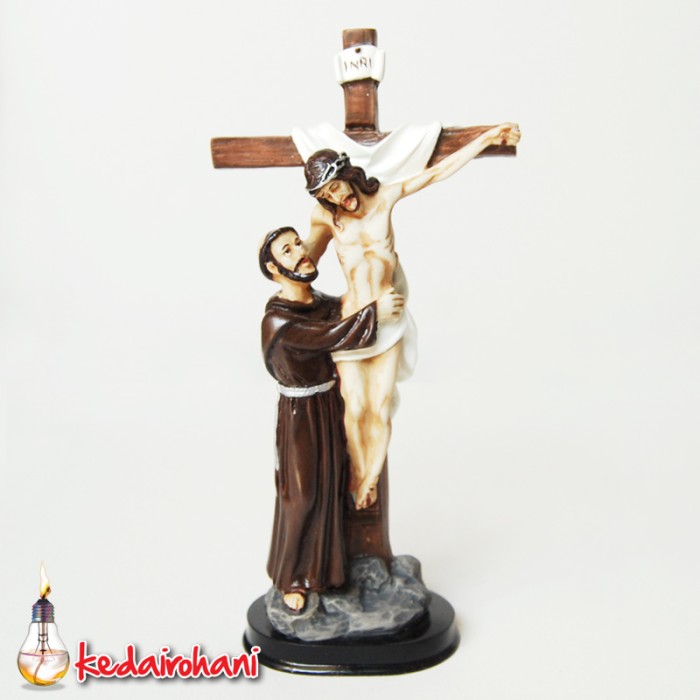 Jual Salib Duduk Yesus dan St. Fransiskus dari Asisi - 24 ...